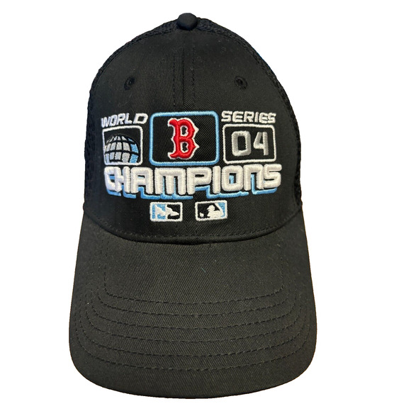 2004 Boston Red Sox World Series Champions Fitted Hat One Size FitsAll Black NEW - Picture 2 of 15